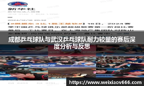成都乒乓球队与武汉乒乓球队耐力较量的赛后深度分析与反思